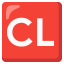 przycisk CL — emotka w stylu Google (Android), Noto Emoji