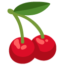 wiśnie — emotka w stylu Google (Android), Noto Emoji