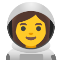astronautka — emotka w stylu Google (Android), Noto Emoji