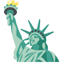 Statua Wolności — emotka w stylu Google (Android), Noto Emoji