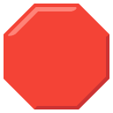 znak stopu — emotka w stylu Google (Android), Noto Emoji