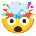 eksplodująca głowa — emotka w stylu Google (Android), Noto Emoji