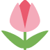 tulipan — emotka w stylu X (Twitter), Twemoji