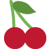 wiśnie — emotka w stylu X (Twitter), Twemoji