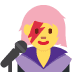 piosenkarka — emotka w stylu X (Twitter), Twemoji