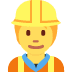 budowlaniec — emotka w stylu X (Twitter), Twemoji