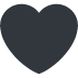 czarne serce — emotka w stylu X (Twitter), Twemoji