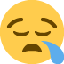 senna twarz — emotka w stylu X (Twitter), Twemoji