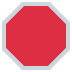 znak stopu — emotka w stylu X (Twitter), Twemoji