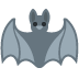 nietoperz — emotka w stylu X (Twitter), Twemoji