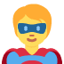 superbohater — emotka w stylu X (Twitter), Twemoji