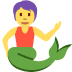 syrena — emotka w stylu X (Twitter), Twemoji