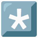 klawisz: * — emotka w stylu Google (Android), Noto Emoji