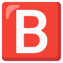 grupa krwi B — emotka w stylu Google (Android), Noto Emoji