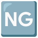 przycisk NG — emotka w stylu Google (Android), Noto Emoji