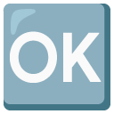 przycisk OK — emotka w stylu Google (Android), Noto Emoji
