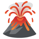 wulkan — emotka w stylu Google (Android), Noto Emoji