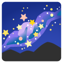 Droga Mleczna — emotka w stylu Google (Android), Noto Emoji