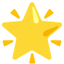 błyszcząca gwiazda — emotka w stylu Google (Android), Noto Emoji