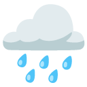 chmura i deszcz — emotka w stylu Google (Android), Noto Emoji