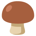 brązowy grzyb — emotka w stylu Google (Android), Noto Emoji