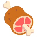 mięso z kością — emotka w stylu Google (Android), Noto Emoji