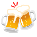 stukające się kufle piwa — emotka w stylu Google (Android), Noto Emoji