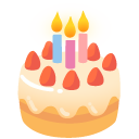 tort urodzinowy — emotka w stylu Google (Android), Noto Emoji