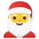 Święty Mikołaj — emotka w stylu Google (Android), Noto Emoji