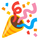 tuba z konfetti — emotka w stylu Google (Android), Noto Emoji