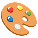 paleta malarska — emotka w stylu Google (Android), Noto Emoji