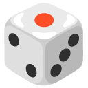 kostka do gry — emotka w stylu Google (Android), Noto Emoji