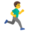 biegnący mężczyzna: zwrócony w prawo — emotka w stylu Google (Android), Noto Emoji