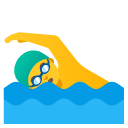 pływający mężczyzna — emotka w stylu Google (Android), Noto Emoji