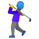 kobieta grająca w golfa — emotka w stylu Google (Android), Noto Emoji