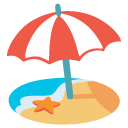parasol na plaży — emotka w stylu Google (Android), Noto Emoji