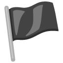 czarna flaga — emotka w stylu Google (Android), Noto Emoji