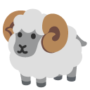biały baran — emotka w stylu Google (Android), Noto Emoji
