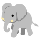 słoń — emotka w stylu Google (Android), Noto Emoji