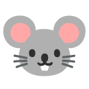 głowa myszy — emotka w stylu Google (Android), Noto Emoji
