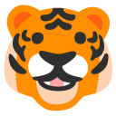 głowa tygrysa — emotka w stylu Google (Android), Noto Emoji