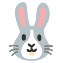 głowa królika — emotka w stylu Google (Android), Noto Emoji