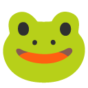 głowa żaby — emotka w stylu Google (Android), Noto Emoji