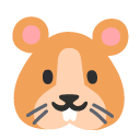 głowa chomika — emotka w stylu Google (Android), Noto Emoji