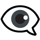oko w dymku — emotka w stylu Google (Android), Noto Emoji