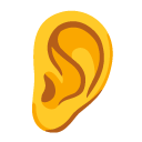 ucho — emotka w stylu Google (Android), Noto Emoji