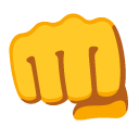 pięść od przodu — emotka w stylu Google (Android), Noto Emoji