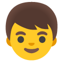 chłopiec — emotka w stylu Google (Android), Noto Emoji