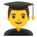 mężczyzna student — emotka w stylu Google (Android), Noto Emoji