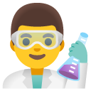 mężczyzna naukowiec — emotka w stylu Google (Android), Noto Emoji
